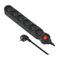 Miniatyrbillede 1 af 4: Stikdåse - 6 udtag med kontakt MacLean MCE225 2300 W (1,5 m)