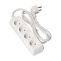 Miniatyrbillede 1 af 2: 4-stiks bundkort uden tænd/sluk-knap EDM 41034 Schuko (3 m)