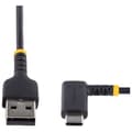 Miniatyrbild 4 av 4: StarTech.com 2m USB A till USB C-kabel - Svart USB C-laddningskabel - Robust aramidfiber - USB-C 2.0-3A snabbladdare