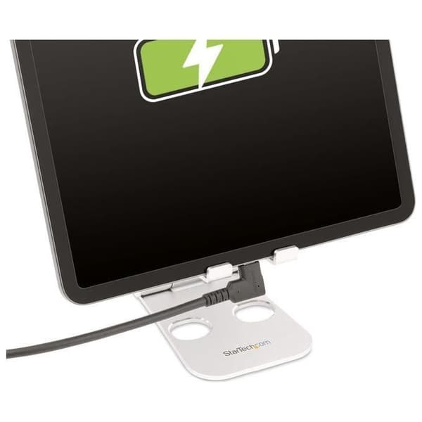 StarTech.com 50 cm Heavy Duty rätvinklad USB-C-kabel, USB 3.2 Gen 2 (10 Gbps), USB-C till C-dataöverföringssladd - Alt-läge