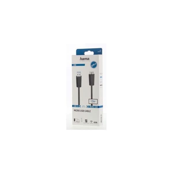 Mikro-USB-kabel, USB 3.0, 5 Gbit/s, 0,75 m