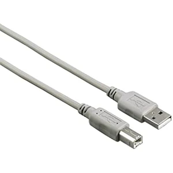 USB-kabel - HAMA - USB A till USB B - 3 m - 6 Gbit/s - Extra skärmning
