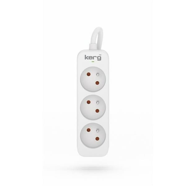 Ellist 3 Tomas-uttag utan brytare HSK Data M02384 (3 m)