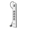 Miniatyrbillede 2 af 2: 4-stiks bundkort med tænd/sluk-knap Belkin BSV401CA2M (2 m)