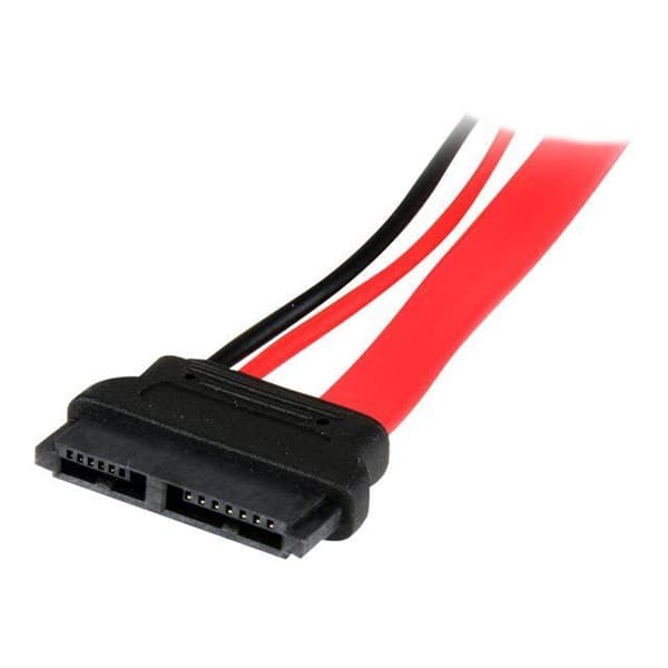 Slimline SATA till SATA-adapter med strömförsörjning - STARTECH.COM ...