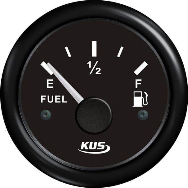 Kus brændstofmåler sort 0-190ohm 12/24V