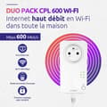 Miniatyrbild 2 av 5: CPL Kit - STARK - Powerline Wi-Fi 600 Duo - Wi-Fi-modul, 300 MB åtkomstpunkt