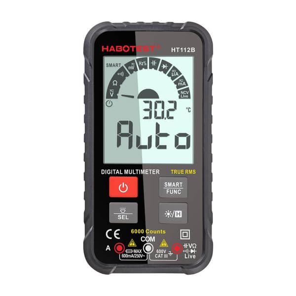 Ægte RMS Digital Universal Multimeter Habotest HT112B