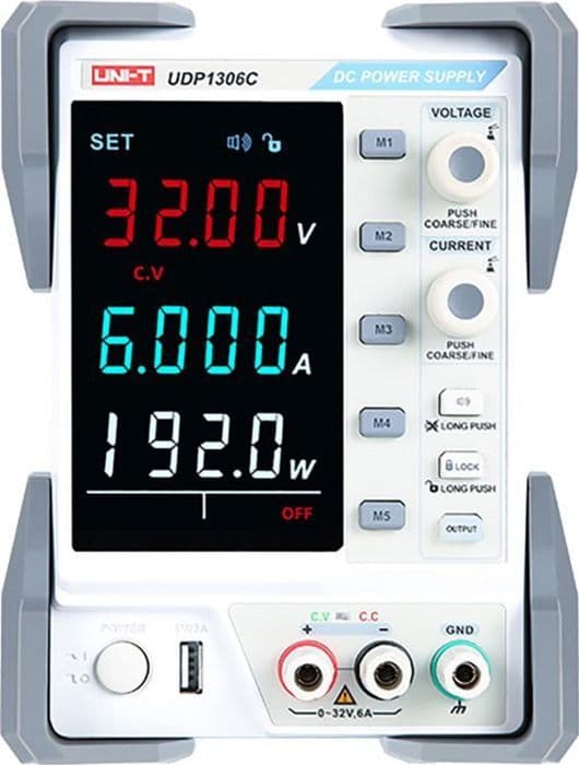 Kit för elektronisk strömförsörjning Uni-t - MIE0412 - Laboratorieströmförsörjning UDP1306C