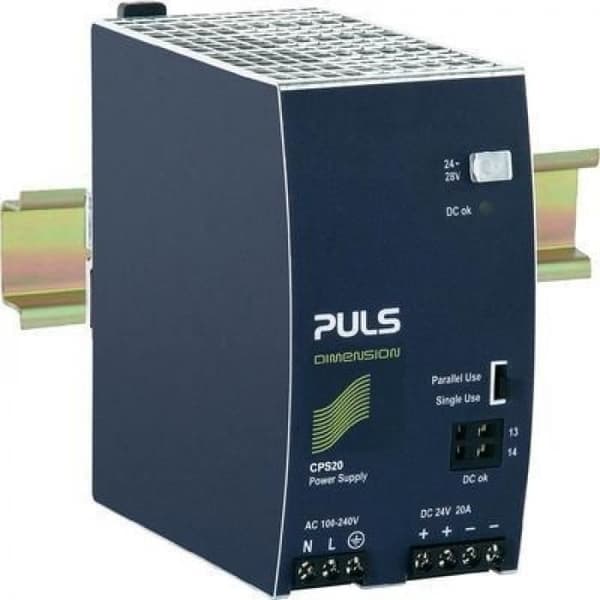 DIN RAIL STRÖMFÖRSÖRJNING PULS DIMENSION CPS20.241-C1 24 V-DC 20 A 480 W 1 X