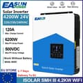 Miniatyrbillede 2 af 2: Hybrid sol inverter, ren sinuskurve, flere batterispændinger, tilslutning,SMH-III-4.2KW-24V-WIFI