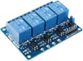 Miniatyrbillede 3 af 5: 1-delt 4 kanaler 4CH DC 5V med optisk kobling til UNO R3 Mega 1280 DSP Arm PIC AVR - Tilbehør til fjernbetjening legetøj relæmodul