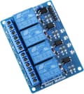 Miniatyrbillede 4 af 5: 1-delt 4 kanaler 4CH DC 5V med optisk kobling til UNO R3 Mega 1280 DSP Arm PIC AVR - Tilbehør til fjernbetjening legetøj relæmodul