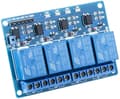Miniatyrbillede 1 af 5: 1-delt 4 kanaler 4CH DC 5V med optisk kobling til UNO R3 Mega 1280 DSP Arm PIC AVR - Tilbehør til fjernbetjening legetøj relæmodul