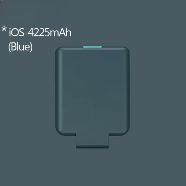 Bärbar Power Bank Laddningsfodral, 4225mAh Kapacitet, Snabbladdningsfunktion,Typ C-Svart 4225mAh