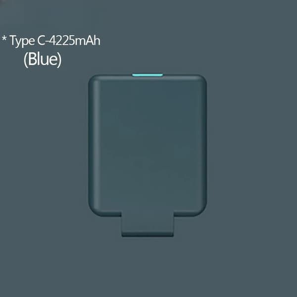 Bärbar Power Bank Laddningsfodral, 4225mAh Kapacitet, Snabbladdningsfunktion,Typ C-Svart 4225mAh