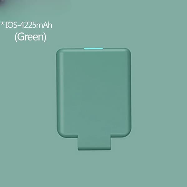 Bärbar Power Bank Laddningsfodral, 4225mAh Kapacitet, Snabbladdningsfunktion,Typ C-Svart 4225mAh