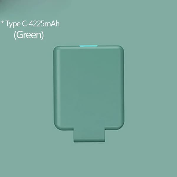 Bärbar Power Bank Laddningsfodral, 4225mAh Kapacitet, Snabbladdningsfunktion,Typ C-Svart 4225mAh