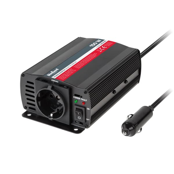 REBEL omvandlare 12V/230V 150W (F-typ uttag: tyska)