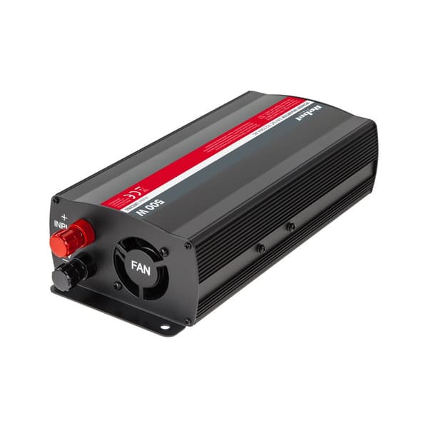 REBEL konverter 24V/230V 500W (F-type stik: tysk)