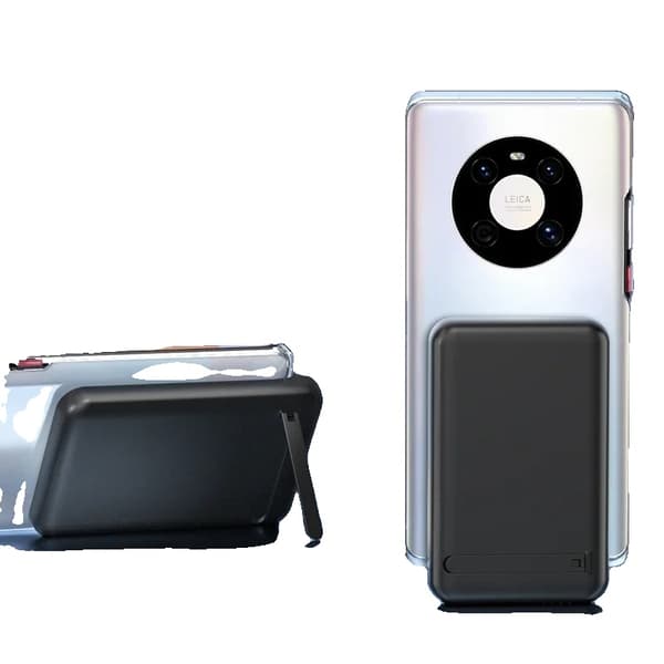 Bærbar trådløs powerbank, 10000mAh kapacitet, 22,5W hurtigopladning,Sort TYPE-C