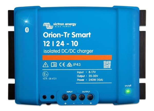 Victron Energy Orion-Tr Smart 12/24-10A (240W) eristetty laturi