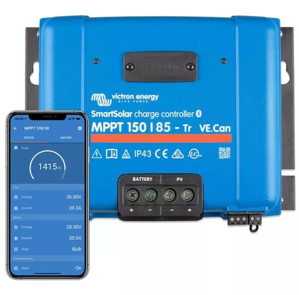 VICTRON ENERGY LADNINGSREGULATOR SMART 150V/85A-TR CAN BLUETOOTH
