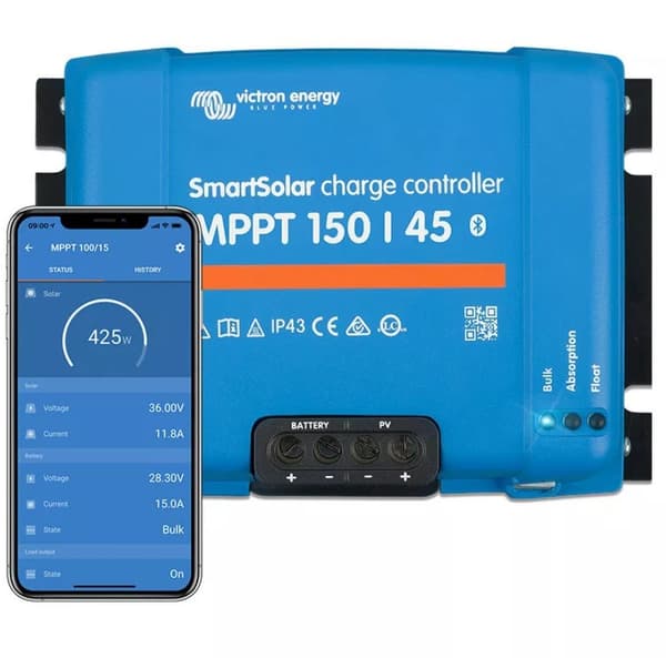 VICTRON ENERGY LADNINGSREGULATOR SMART 150V/45A BLUETOOTH