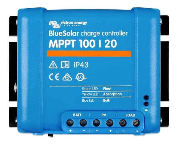 VICTRON ENERGY LADESTYRKE BLÅ SOLAR MPPT 100V/20A