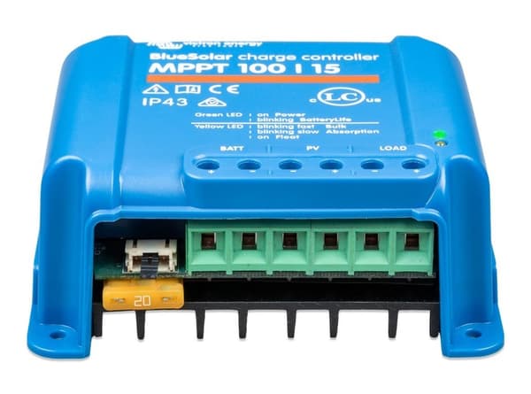 VICTRON ENERGY LADESTYRKE BLÅ SOLAR MPPT 100V/15A