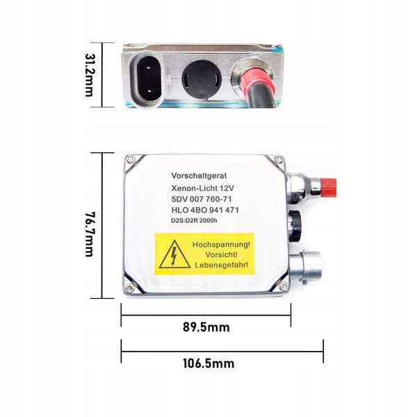 XENON-MUUNNIN D2S D2R HID-VAIHTO 5DV00776071