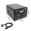 Miniatyrbillede 2 af 2: Here is the translation of the provided text into Danish:,VTEU-800W, 110V 220V overførsel