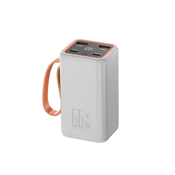 Kannettava Power Bank, 20000mAh kapasiteetti, PD 20W nopea lataus,Valkoinen, 20000mah