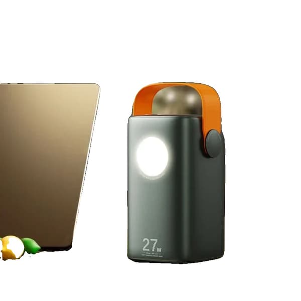 Udendørs Power Bank, 60000mAh kapacitet, hurtig opladning USB-Type C,Grå, 50001MAH-100000MAH