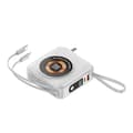 Miniatyrbillede 2 af 2: Magnetisk trådløs powerbank, 20000mAh kapacitet, 22,5W hurtigopladning,hvid, 20000 mah