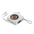 Miniatyrbillede 1 af 2: Magnetisk trådløs powerbank, 20000mAh kapacitet, 22,5W hurtigopladning,hvid, 20000 mah