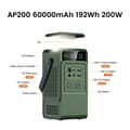 Miniatyrbillede 2 af 2: Bærbar Strømbank, 60000mAh Kapacitet, LiFePO4 Batteri, Solopladningsmulighed,AP200L