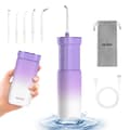 Pikkukuva 2 / 2: Kannettava suunhuuhtelulaite, 170 ml vesitankki, 1800 mAh akku,PURPPURA