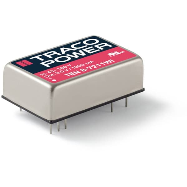 TracoPower TEN 8-2410WI DC/DC-omvandlare kretskort 24 V/DC 3.3 V/DC 2 A 8 W Antal utgångar: 1 x Innehåll 1 st