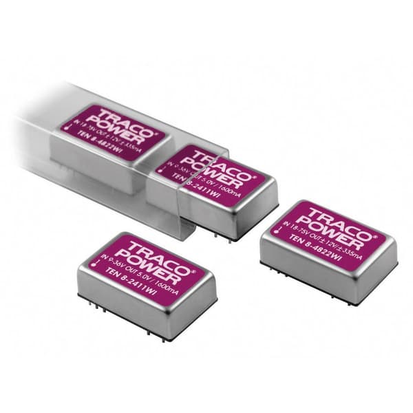 TracoPower TEN 8-2411WI DC/DC-omvandlare kretskort 12 V/DC 5 V/DC 1.5 A 8 W Antal utgångar: 1 x Innehåll 1 st