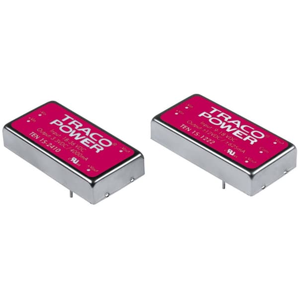 TracoPower TEN 15-2411 DC/DC-omvandlare kretskort 24 V/DC 5 V/DC 3 A 15 W Antal utgångar: 1 x Innehåll 1 st