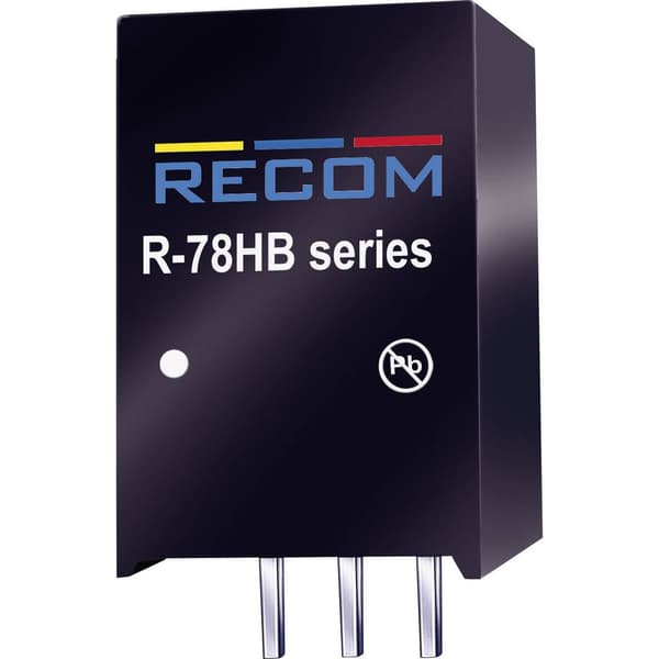 RECOM R-78HB24-0.3 DC/DC-omvandlare kretskort 72 V/DC 24 V/DC 0.3 A 7.2 W Antal utgångar: 1 x Innehåll 1 st