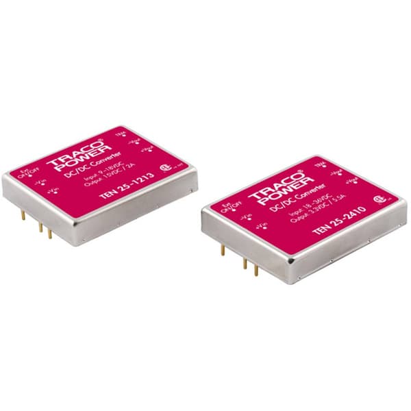 TracoPower TEN 25-1222 DC/DC-omvandlare kretskort 12 V/DC 12 V/DC, -12 V/DC 1.25 A 30 W Antal utgångar: 2 x Innehåll 1