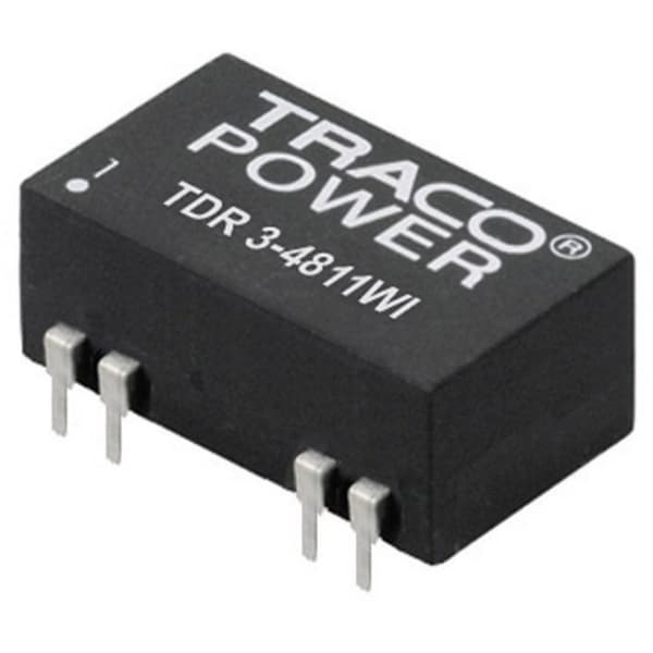 TracoPower TDR 3-1222WI DC/DC-omvandlare kretskort 12 V/DC 12 V/DC, -12 V/DC 125 mA 3 W Antal utgångar: 2 x Innehåll 1