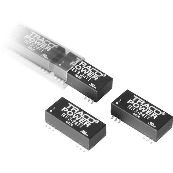 TracoPower TES 3-1223 DC/DC-omvandlare SMD 12 V/DC 5 V/DC 100 mA 3 W Antal utgångar: 2 x Innehåll 1 st