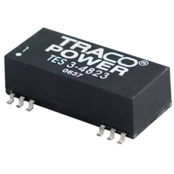 TracoPower TES 3-1223 DC/DC-omvandlare SMD 12 V/DC 5 V/DC 100 mA 3 W Antal utgångar: 2 x Innehåll 1 st