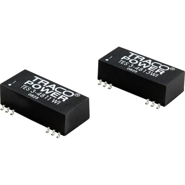 TracoPower TES 3-2412WI DC/DC-omvandlare SMD 24 V/DC 12 V/DC 250 mA 3 W Antal utgångar: 1 x Innehåll 1 st