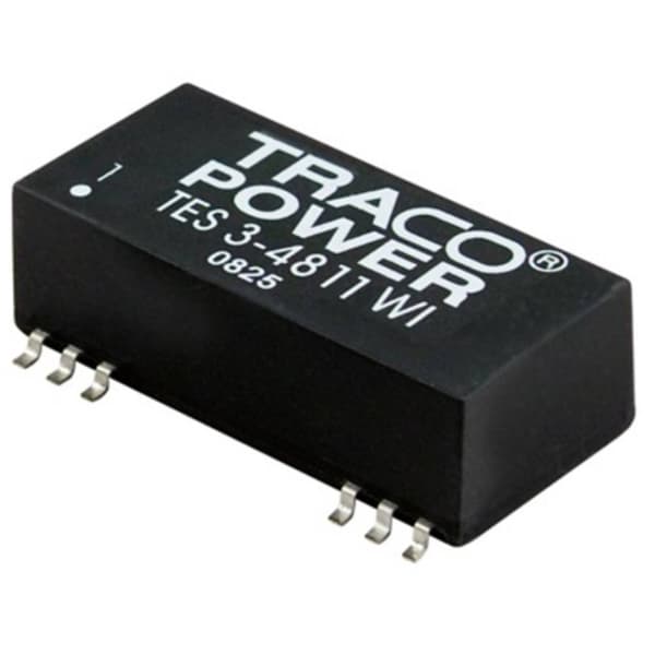 TracoPower TES 3-2412WI DC/DC-omvandlare SMD 24 V/DC 12 V/DC 250 mA 3 W Antal utgångar: 1 x Innehåll 1 st