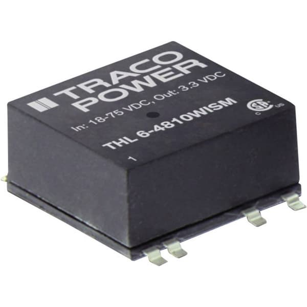 TracoPower THL 6-2411WISM DC/DC-omvandlare SMD 24 V/DC 5.1 V/DC 1.2 A 6 W Antal utgångar: 1 x Innehåll 1 st