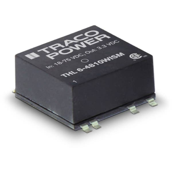 TracoPower THL 6-2411WISM DC/DC-omvandlare SMD 24 V/DC 5.1 V/DC 1.2 A 6 W Antal utgångar: 1 x Innehåll 1 st